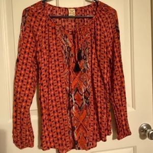 faded glory long sleeve blouse